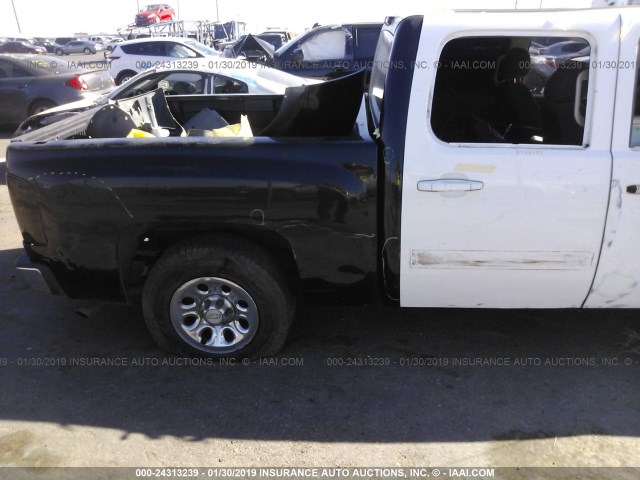 2GCEC13CX81134927 - 2008 CHEVROLET SILVERADO C1500 BLACK photo 6