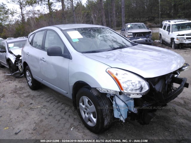 JN8AS5MV3DW651700 - 2013 NISSAN ROGUE S/SV SILVER photo 1