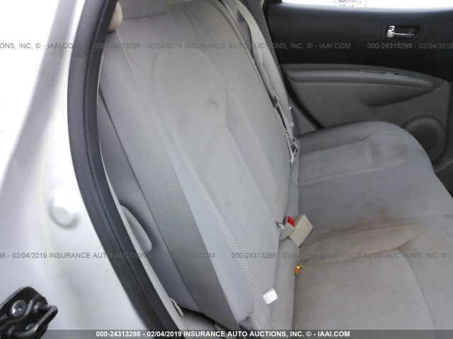 JN8AS5MV3DW651700 - 2013 NISSAN ROGUE S/SV SILVER photo 8
