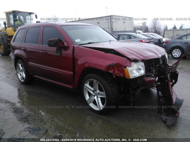 1J8HR78346C217938 - 2006 JEEP GRAND CHEROKEE SRT-8 RED photo 1