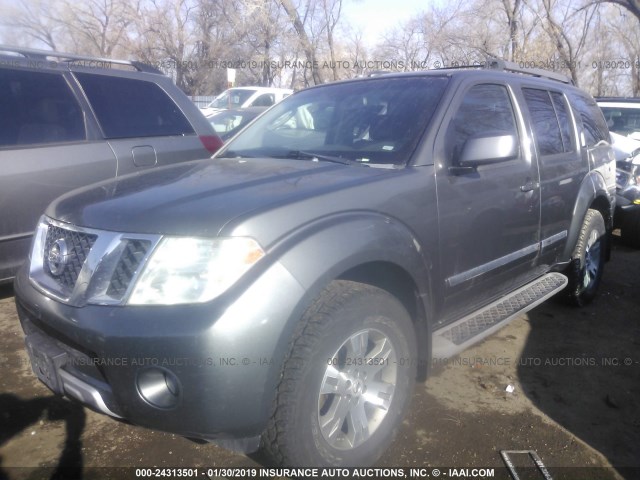 5N1AR18B58C660045 - 2008 NISSAN PATHFINDER S/LE/SE GRAY photo 2