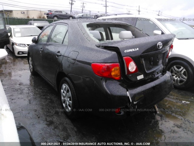 JTDBL40E49J012694 - 2009 TOYOTA COROLLA LE/XLE BLACK photo 3