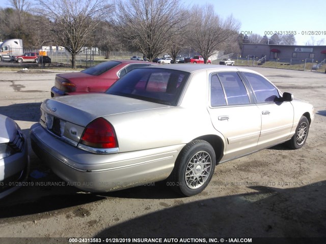 2FAFP74W4WX121577 - 1998 FORD CROWN VICTORIA LX GOLD photo 4