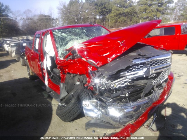 1GCVKREC5FZ261183 - 2015 CHEVROLET SILVERADO K1500 LT RED photo 1