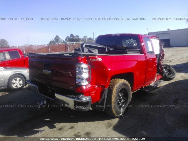 1GCVKREC5FZ261183 - 2015 CHEVROLET SILVERADO K1500 LT RED photo 4