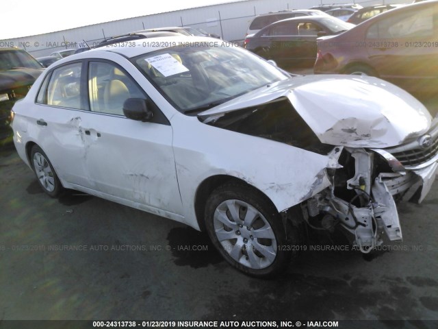 JF1GE61628H520886 - 2008 SUBARU IMPREZA 2.5I WHITE photo 1