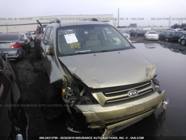 KNDMB233076104749 - 2007 KIA SEDONA EX/LX TAN photo 1