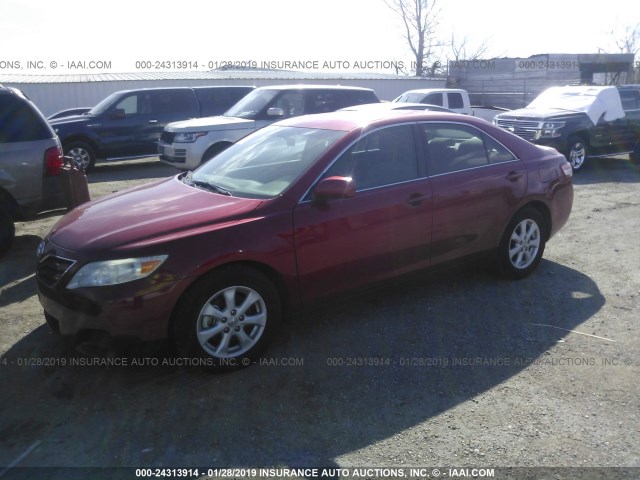 4T1BF3EK6BU178618 - 2011 TOYOTA CAMRY SE/LE/XLE 红色 照片 2