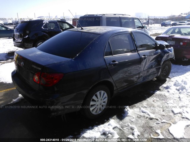 1NXBR32E57Z826494 - 2007 TOYOTA COROLLA CE/LE/S BLUE photo 4