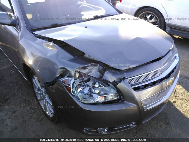 1G1ZE5E17BF206898 - 2011 CHEVROLET MALIBU LTZ BROWN photo 6