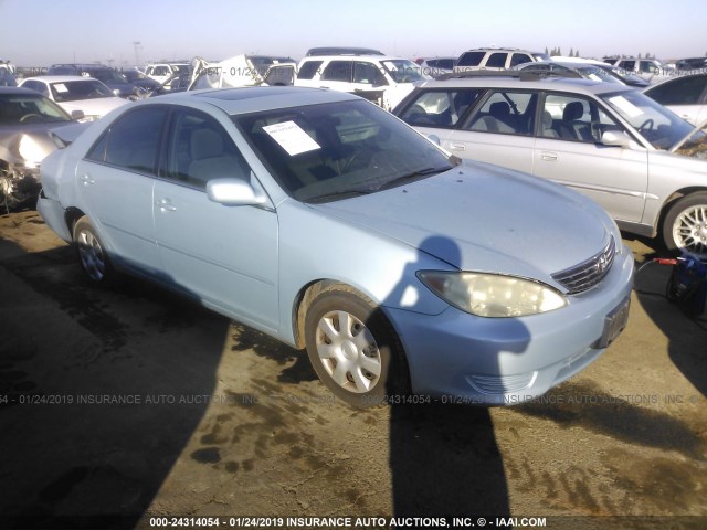 4T1BE32KX6U717576 - 2006 TOYOTA CAMRY LE/XLE/SE BLUE photo 1