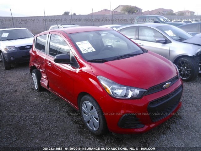 KL8CB6SA0GC639318 - 2016 CHEVROLET SPARK LS RED photo 1