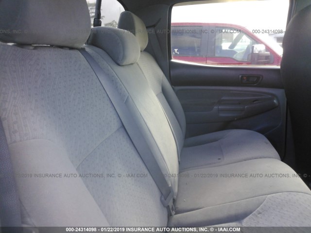 5TELU42N88Z555730 - 2008 TOYOTA TACOMA DOUBLE CAB 白色 照片 8