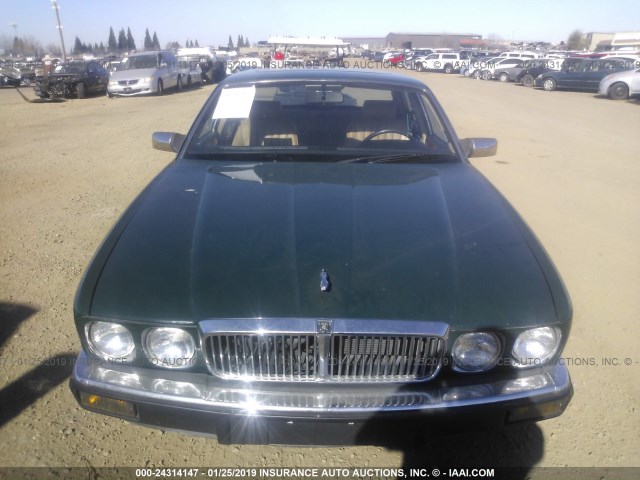 SAJHV1647JC526955 - 1988 JAGUAR XJ6 GREEN photo 6