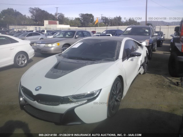 WBY2Z2C3XHV676730 - 2017 BMW I8 WHITE photo 2