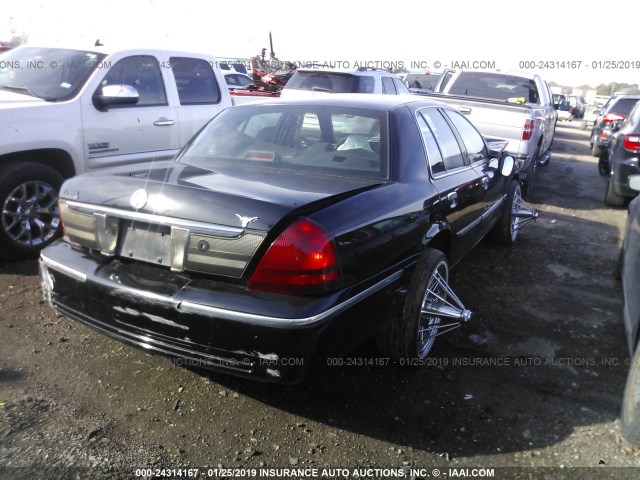 2MEFM74V26X645013 - 2006 MERCURY GRAND MARQUIS GS BLACK photo 4