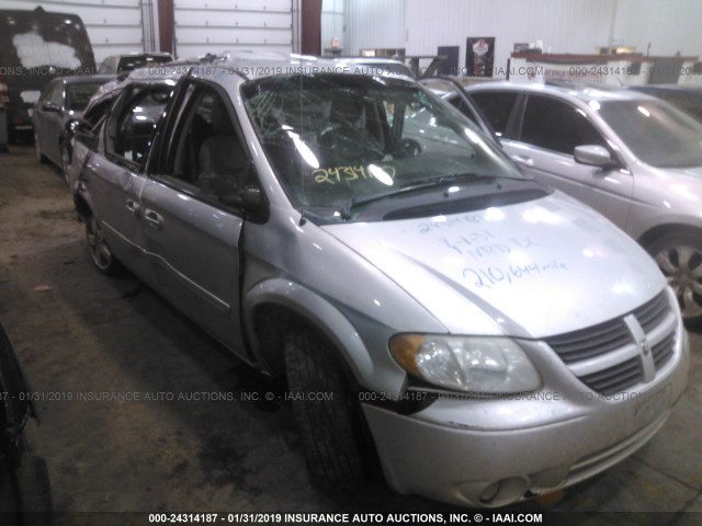 2D8GP44L25R216615 - 2005 DODGE GRAND CARAVAN SXT SILVER photo 5