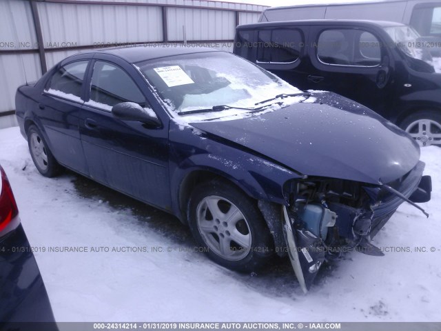 1B3EL46XX6N122645 - 2006 DODGE STRATUS SXT BLUE photo 1