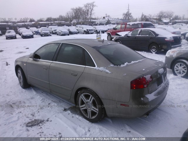 WAUDF78E56A206441 - 2006 AUDI A4 2.0T QUATTRO GOLD photo 3