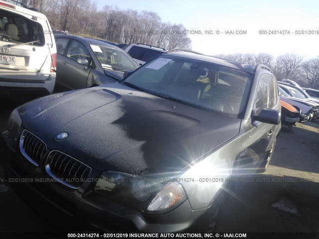 WBXPA93456WD29769 - 2006 BMW X3 3.0I GRAY photo 2