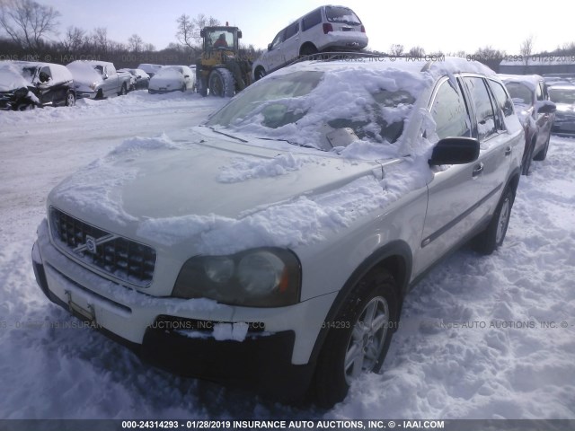 YV1CZ59H131019769 - 2003 VOLVO XC90 WHITE photo 2