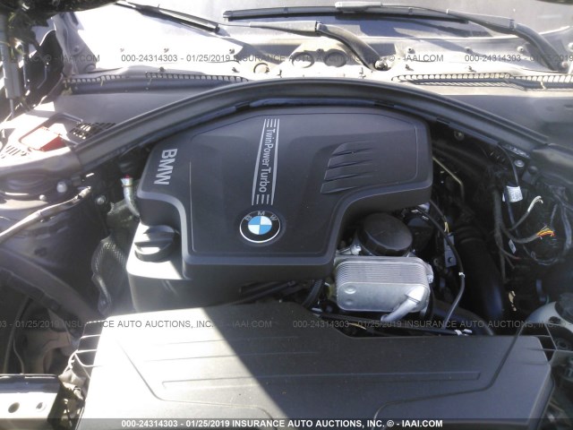 WBA3C1C55DF438935 - 2013 BMW 328 I SULEV BLACK photo 10