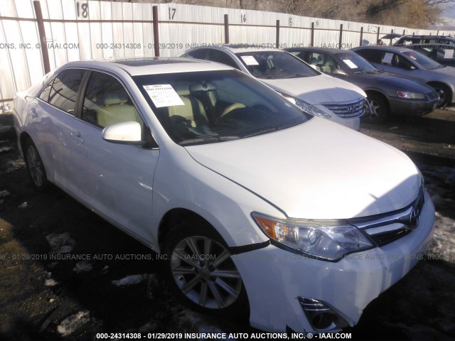 4T1BF1FK0CU518947 - 2012 TOYOTA CAMRY SE/LE/XLE WHITE photo 1