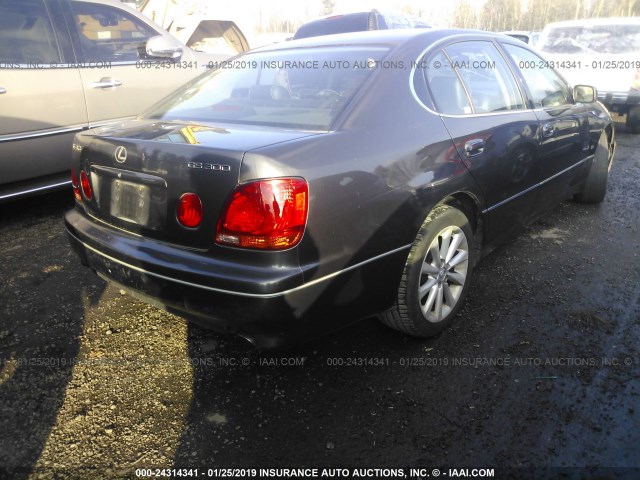 JT8BD69S520163393 - 2002 LEXUS GS 300 GRAY photo 4