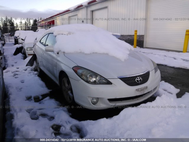 4T1CA38P64U020468 - 2004 TOYOTA CAMRY SOLARA SE/SLE WHITE photo 1