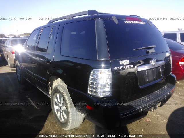 4M2EU37E26UJ13280 - 2006 MERCURY MOUNTAINEER LUXURY BLACK photo 3