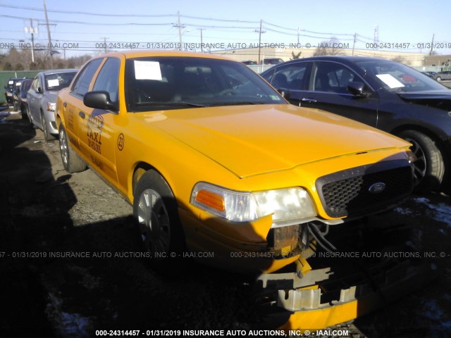 2FAHP71W57X100574 - 2007 FORD CROWN VICTORIA POLICE INTERCEPTOR YELLOW photo 1