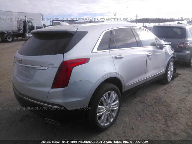 1GYKNFRS5KZ116692 - 2019 CADILLAC XT5 PREMIUM LUXURY SILVER photo 4