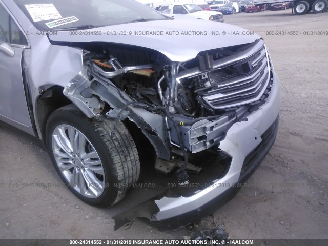 1GYKNFRS5KZ116692 - 2019 CADILLAC XT5 PREMIUM LUXURY SILVER photo 6