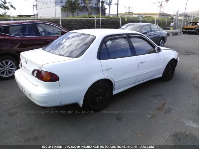 1NXBR12E2XZ189309 - 1999 TOYOTA COROLLA VE/CE/LE WHITE photo 4