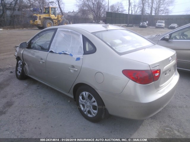 KMHDU46D69U782524 - 2009 HYUNDAI ELANTRA GLS/SE GOLD photo 3