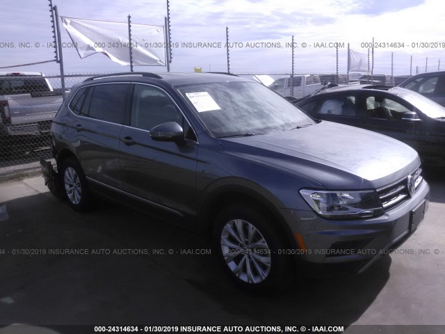 3VV3B7AX4JM151242 - 2018 VOLKSWAGEN TIGUAN SE/SEL GRAY photo 1