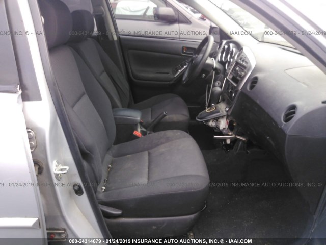 5Y2SL63825Z458520 - 2005 PONTIAC VIBE SILVER photo 5