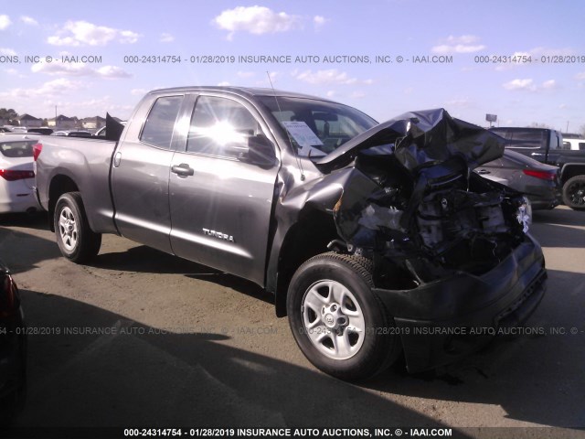 5TFRU5F16CX026879 - 2012 TOYOTA TUNDRA DOUBLE CAB SR5 GRAY photo 1