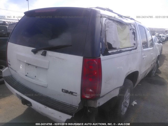 1GKFK16378J140035 - 2008 GMC YUKON XL K1500 WHITE photo 4