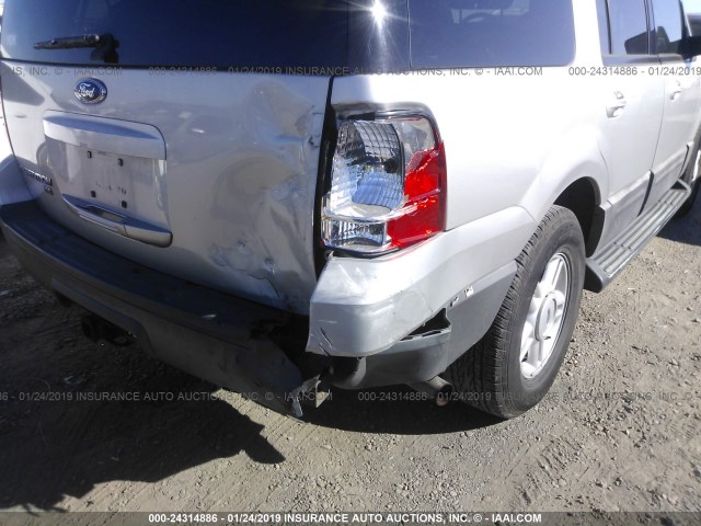 1FMPU165X6LA85461 - 2006 FORD EXPEDITION XLT SILVER photo 6