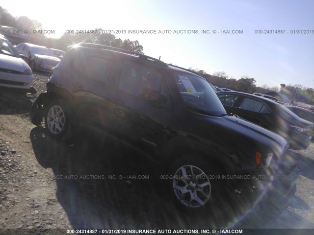 ZACCJABT0FPB56395 - 2015 JEEP RENEGADE LATITUDE BLACK photo 1