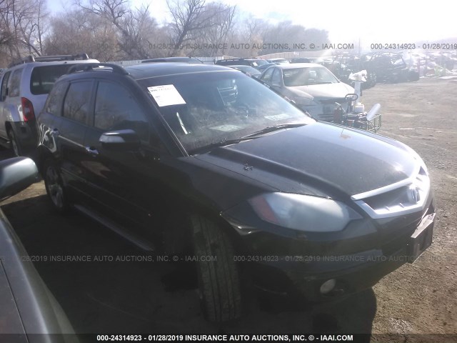 5J8TB18539A004937 - 2009 ACURA RDX TECHNOLOGY BLACK photo 1