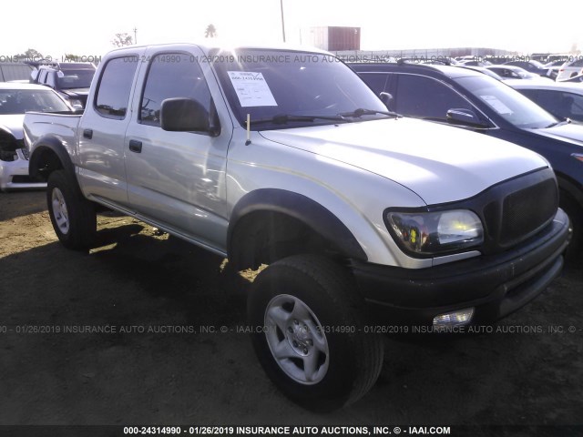 5TEGN92N23Z271000 - 2003 TOYOTA TACOMA DOUBLE CAB PRERUNNER SILVER photo 1
