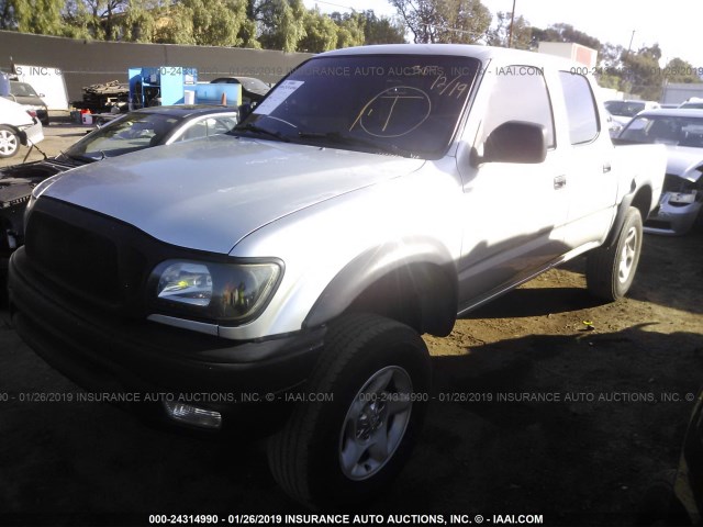 5TEGN92N23Z271000 - 2003 TOYOTA TACOMA DOUBLE CAB PRERUNNER SILVER photo 2
