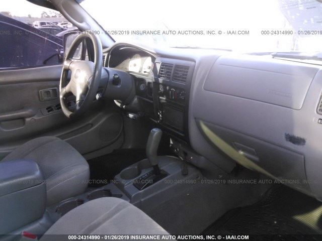 5TEGN92N23Z271000 - 2003 TOYOTA TACOMA DOUBLE CAB PRERUNNER SILVER photo 5