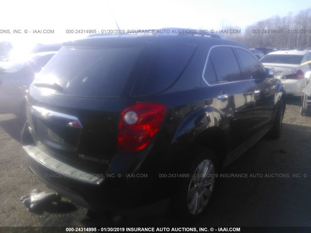 2CNFLGEY9A6333245 - 2010 CHEVROLET EQUINOX LTZ BLACK photo 4