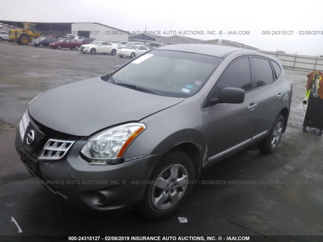 JN8AS5MT7DW539819 - 2013 NISSAN ROGUE S/SV SILVER photo 2