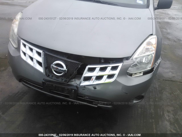 JN8AS5MT7DW539819 - 2013 NISSAN ROGUE S/SV SILVER photo 6