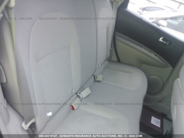 JN8AS5MT7DW539819 - 2013 NISSAN ROGUE S/SV SILVER photo 8