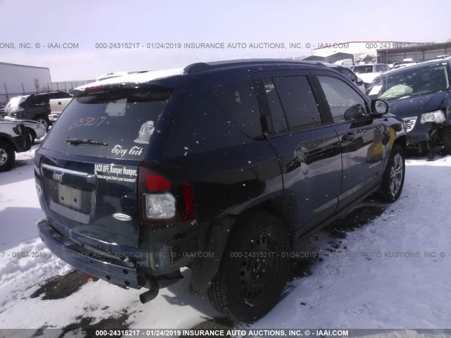 1C4NJDEB2GD768585 - 2016 JEEP COMPASS LATITUDE BLACK photo 4